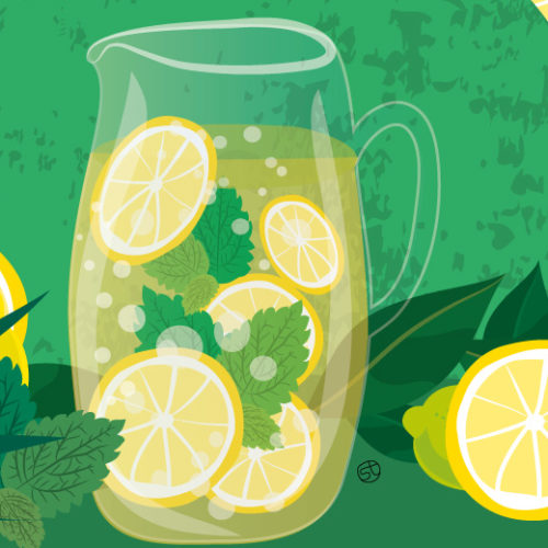 Lemonade Recipe Illustration By Stefania Tomasich