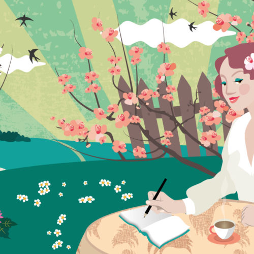 Spring Illustration Stefania Tomasich