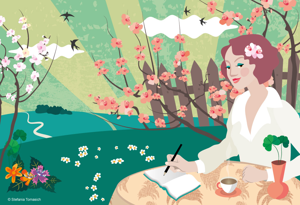 Spring Illustration Stefania Tomasich