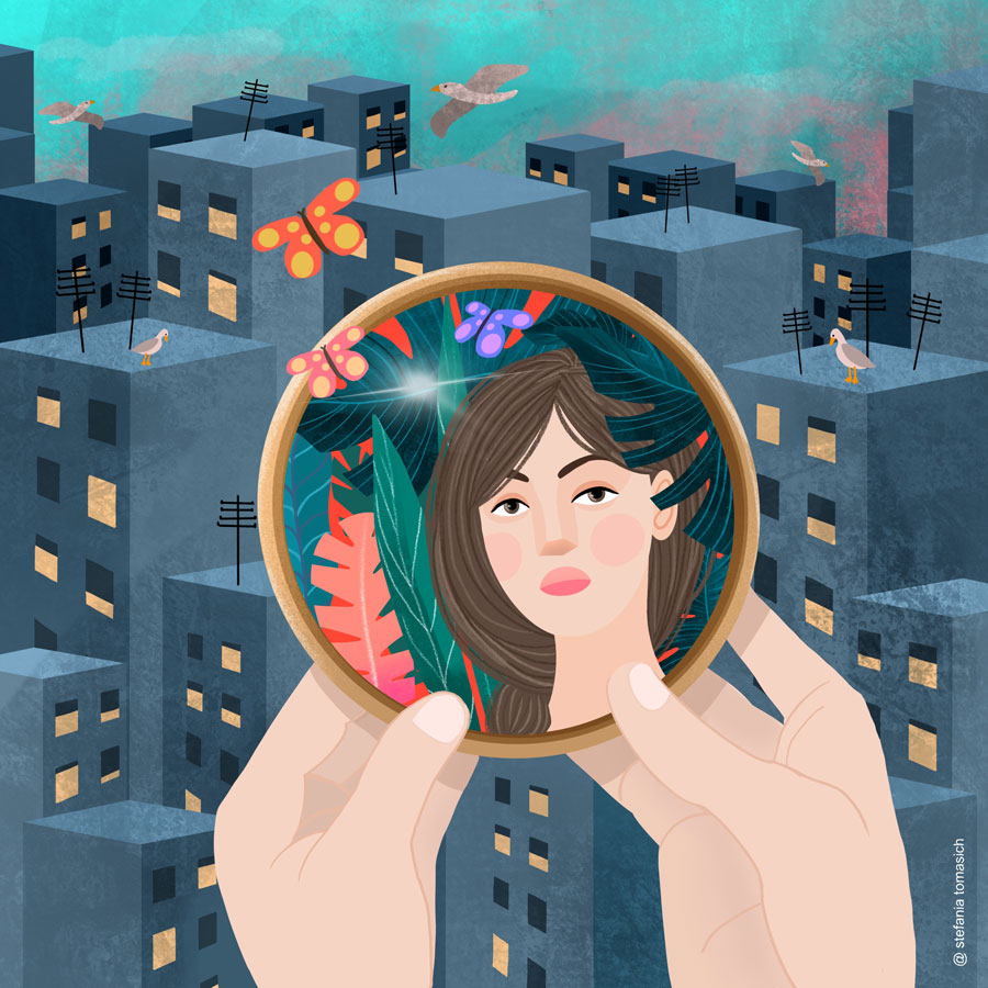 The mirror and the city | by Stefania Tomasich